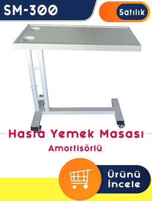 Hasta Yemek Masası Amortisörlü