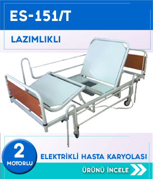 Lazımlıklı Hasta Yatağı